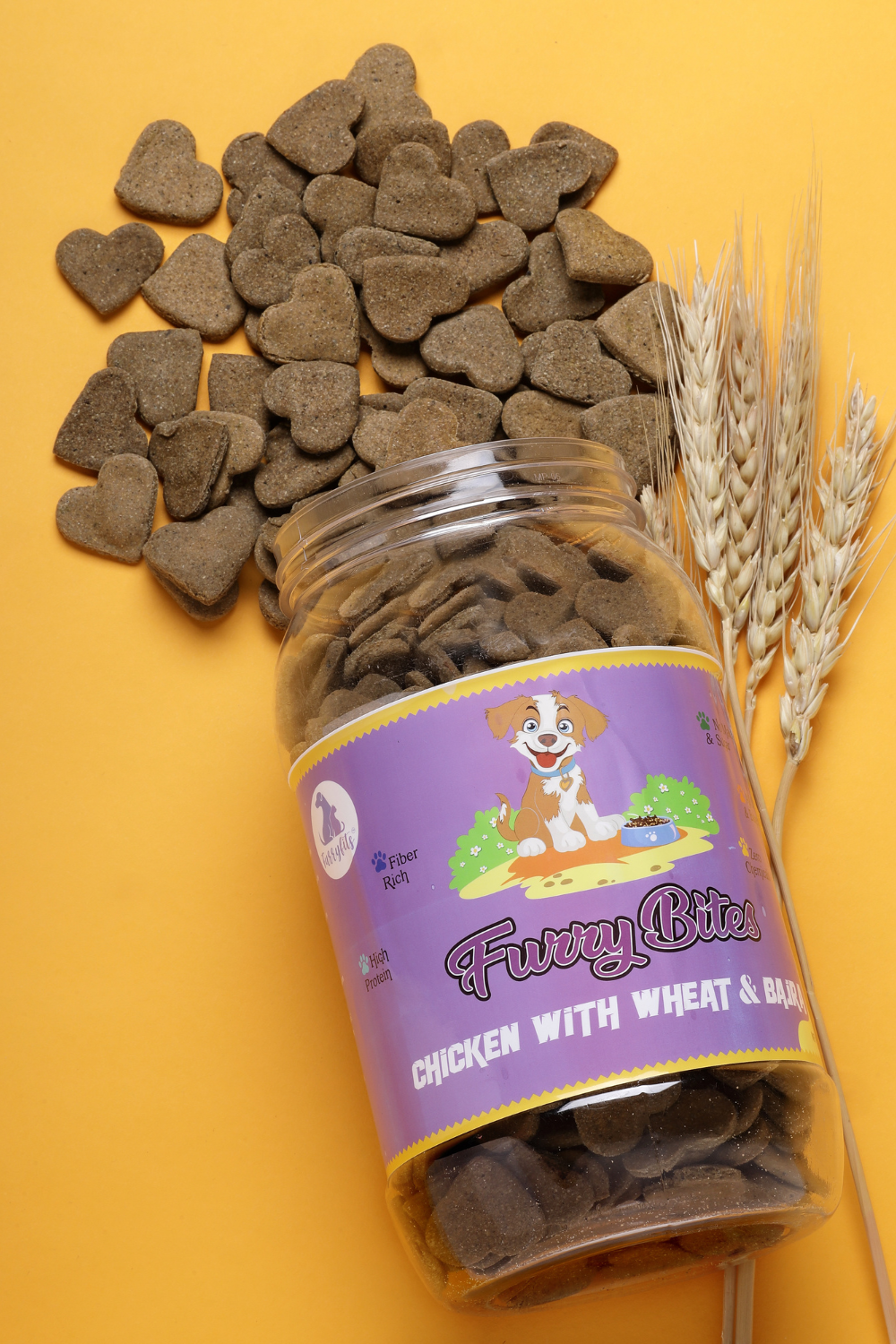 FurryFits Chicken with Wheat & Bajra – Nutritious Dog Treat with Whole Grains