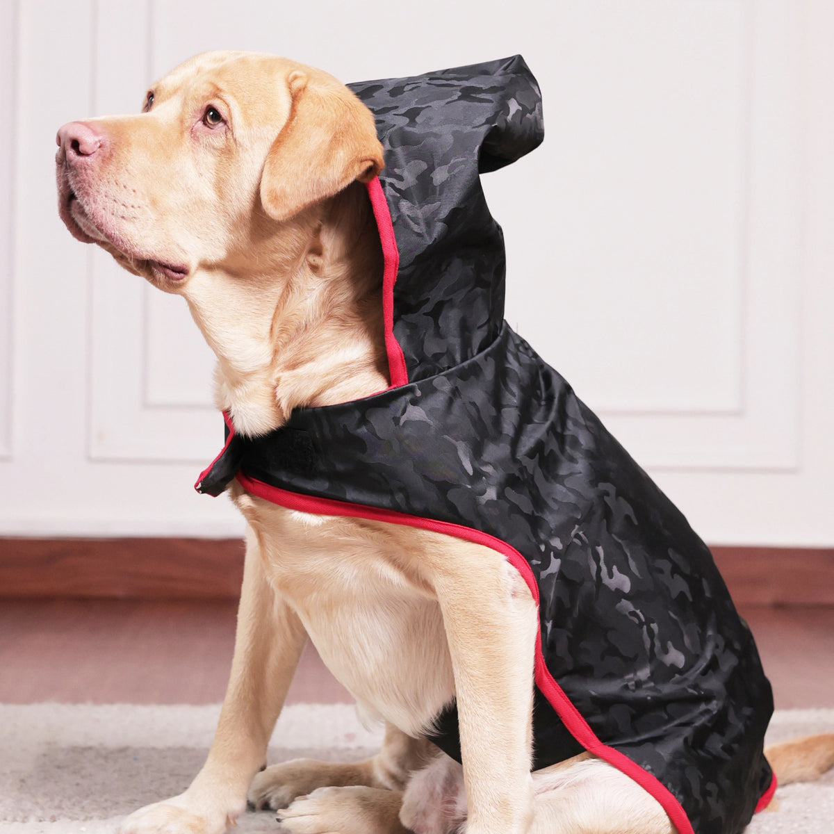 Camouflage Waterproof Dog Raincoat with Hood – Lightweight Rain Jacket for Dogs