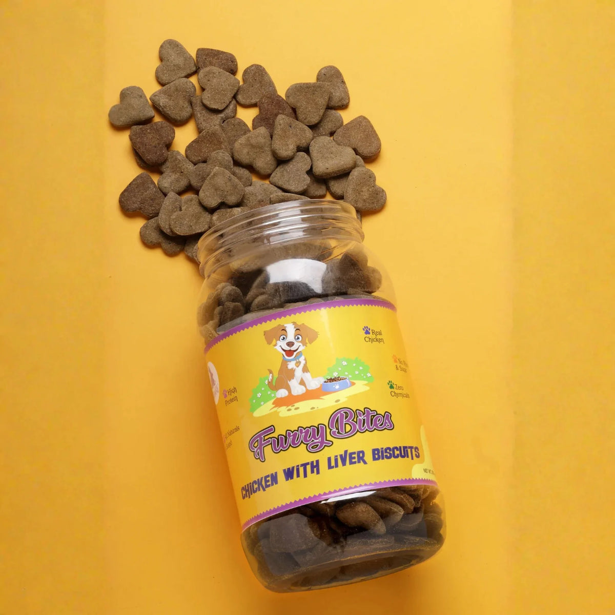 FurryFits Chicken with Liver – Protein-Rich Pet Treat for Dogs