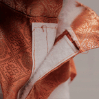 Royal Brocade Dog Kurta (Orange) – Premium Festive Ethnic Wear for Dogs