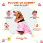 Comfort Polo Tee- Polycotton Everyday Dog T-Shirt