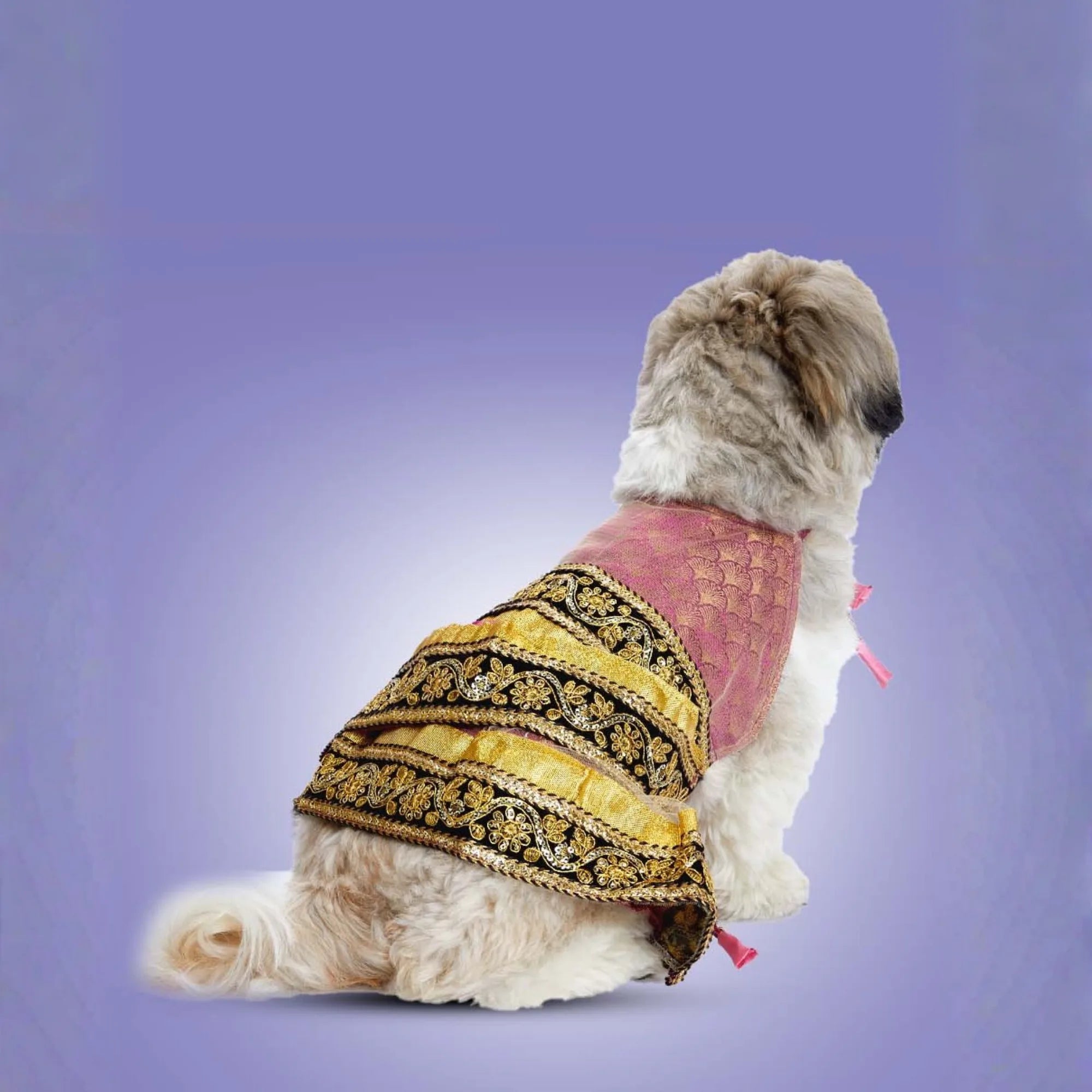 Furryfits Festive Diva Dog lehenga – Elegant & Stunning Traditional Wear