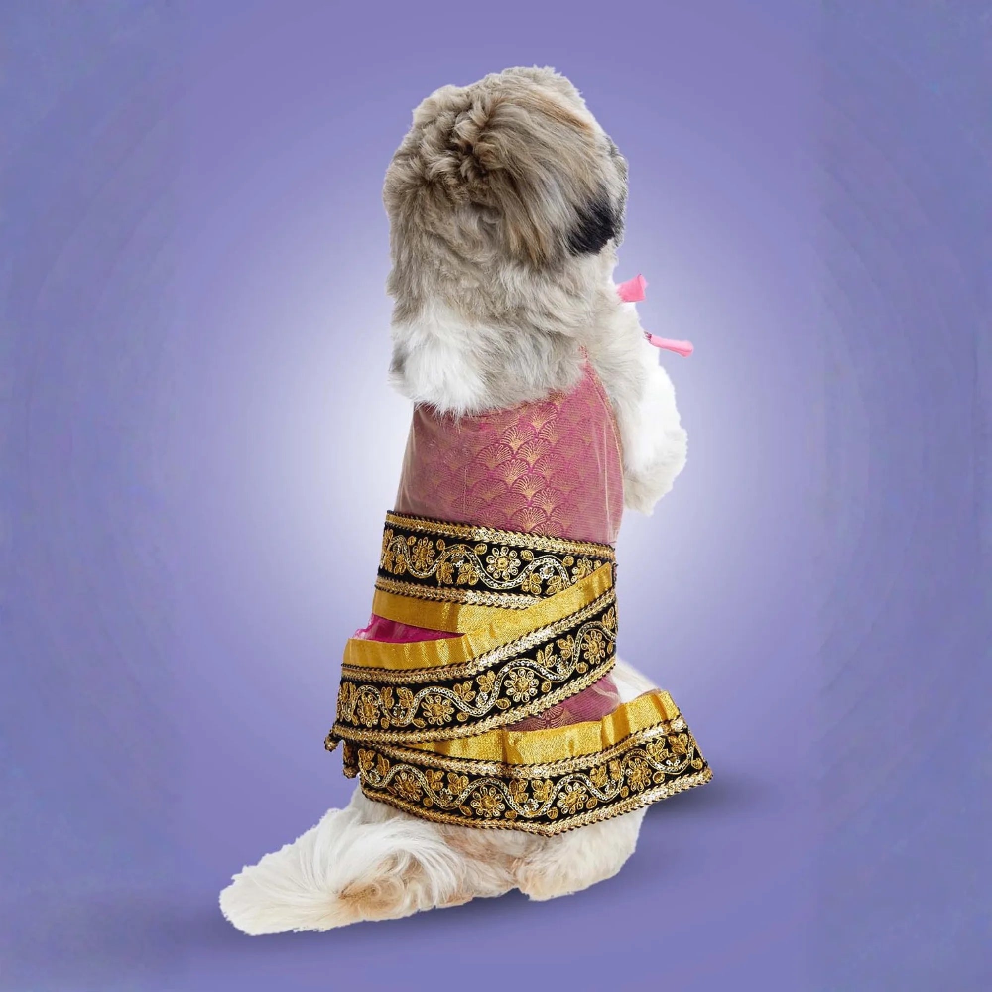 Furryfits Festive Diva Dog lehenga – Elegant & Stunning Traditional Wear