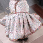 Princess Pastel Ethnic Dog Lehenga- Designer Wedding & Festive Gown for Female Dogs