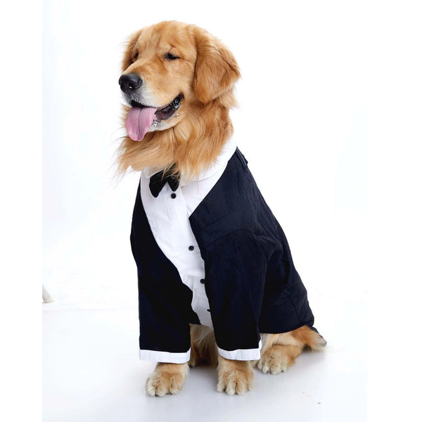 Furryfits Midnight Gala Tux Dog Clothes – Elegant & Sophisticated Formal Wear