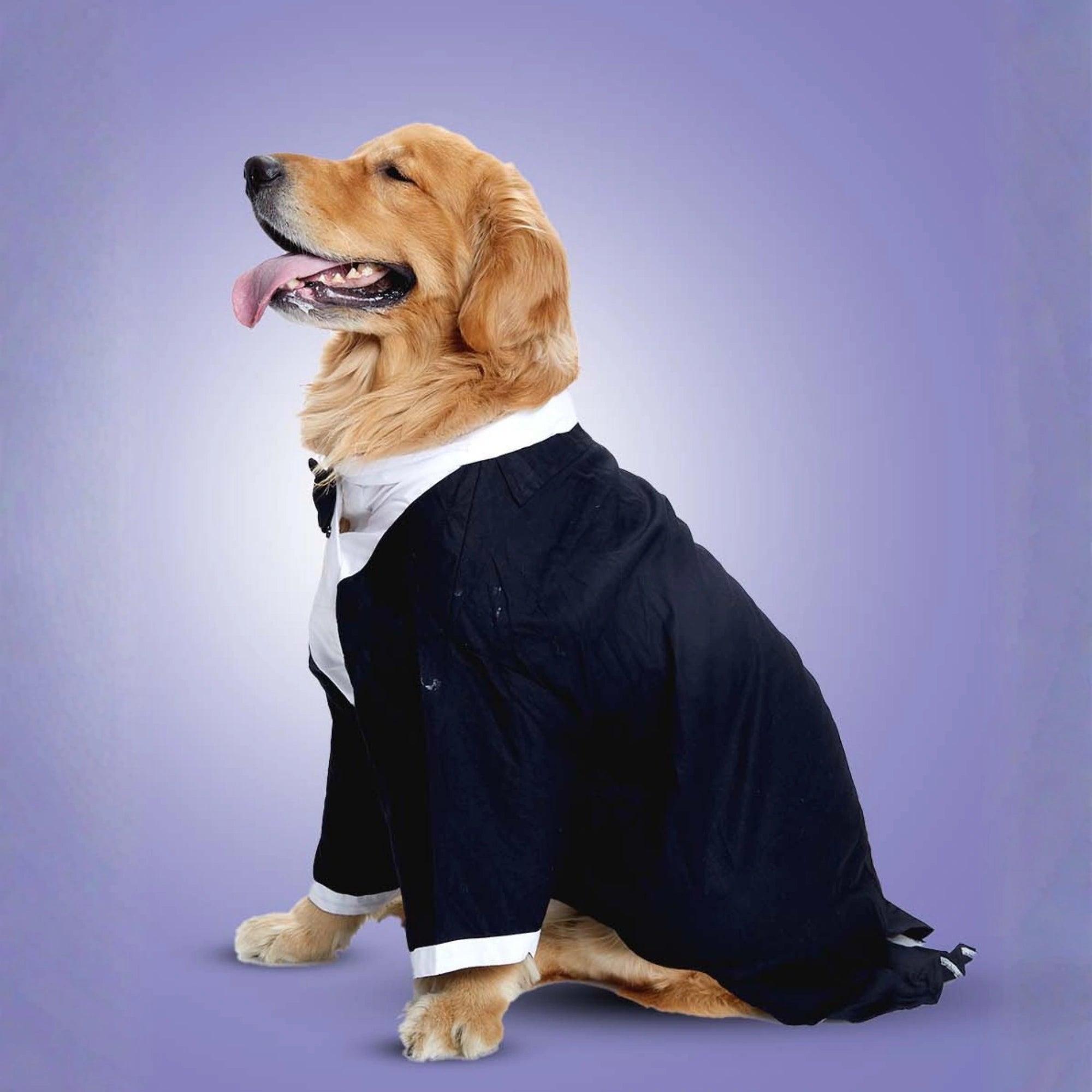 Furryfits Midnight Gala Tux Dog Clothes – Elegant & Sophisticated Formal Wear