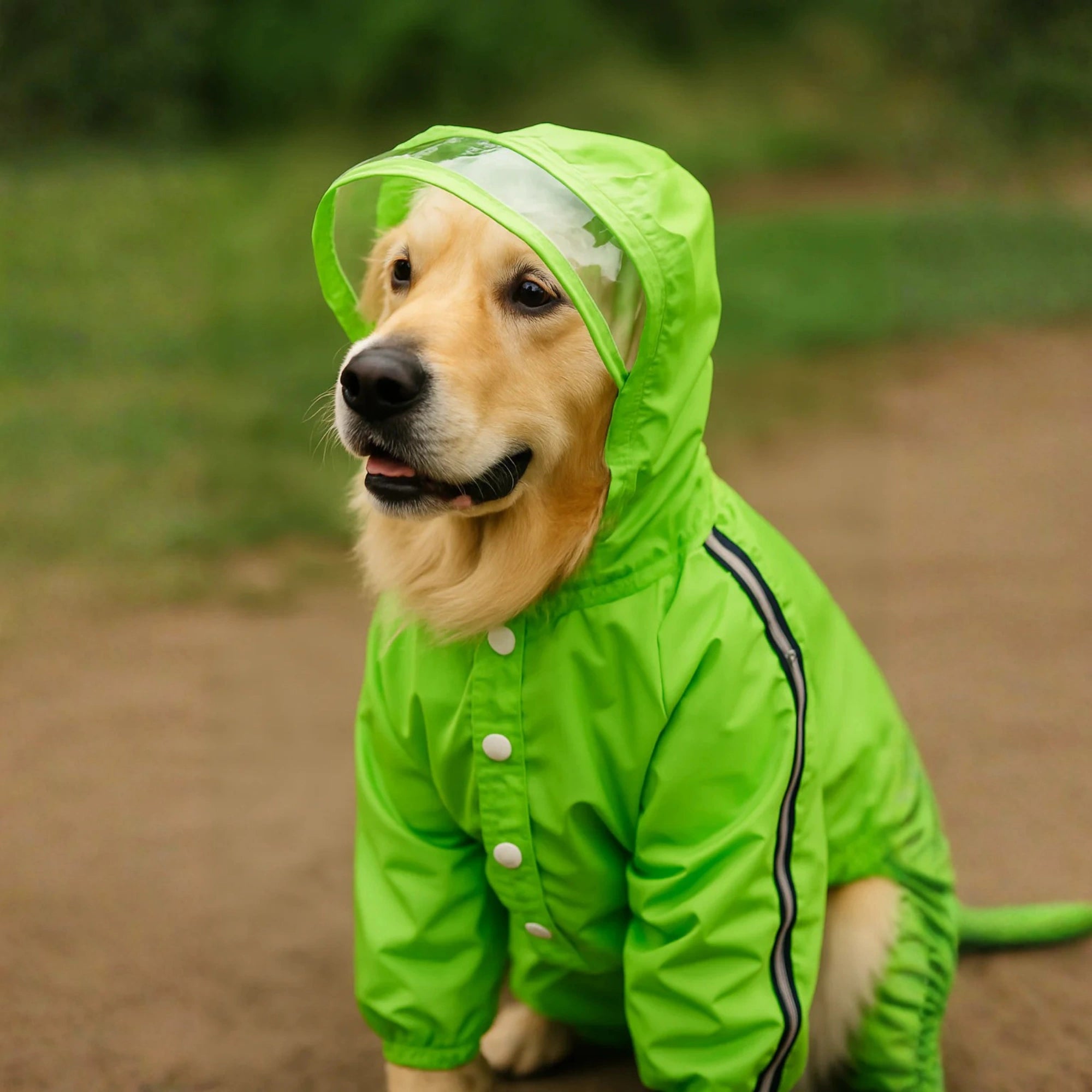 Furryfits Neon Raincoat