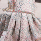 Princess Pastel Ethnic Dog Lehenga- Designer Wedding & Festive Gown for Female Dogs