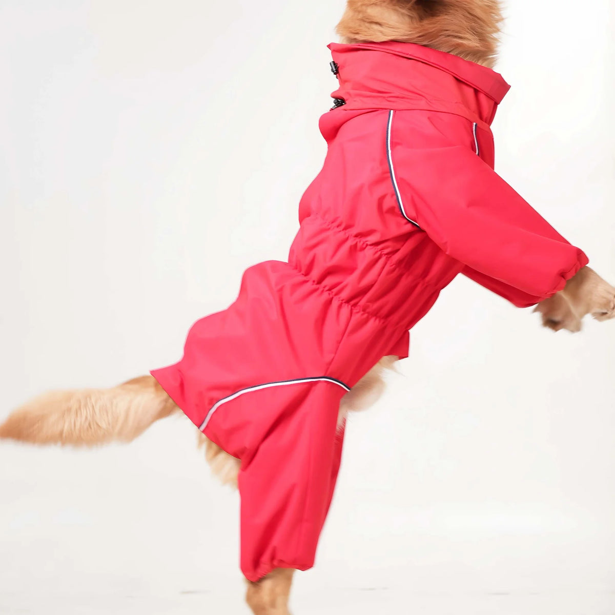 Rain Armor Elite Full Body Waterproof Dog Jumpsuit with Adjustable High Neck
