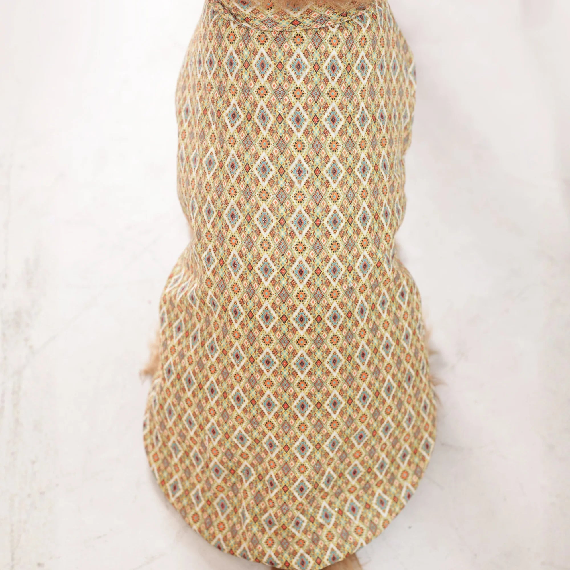 Heritage Print Ethnic Dog Kurta- Lightweight Festive & Party Wear