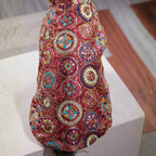 Royal Embroidered Dog Sherwani – Premium Wedding & Festive Designer Wear (Red Multicolor)