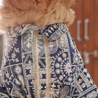 Indigo Royale Wedding Dog Kurta- Designer Full Sleeve Ethnic Outfit