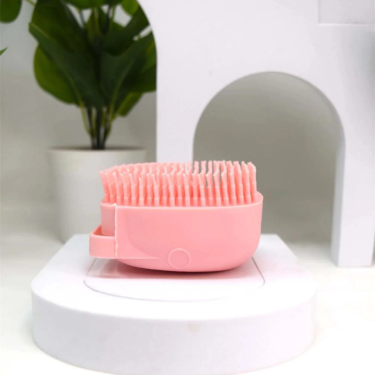 Pet Grooming Brush with Pet Shampoo Dispenser - Easy to Use by FurryFits