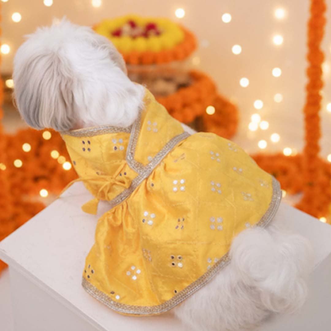 Sunshine swirl Lehenga