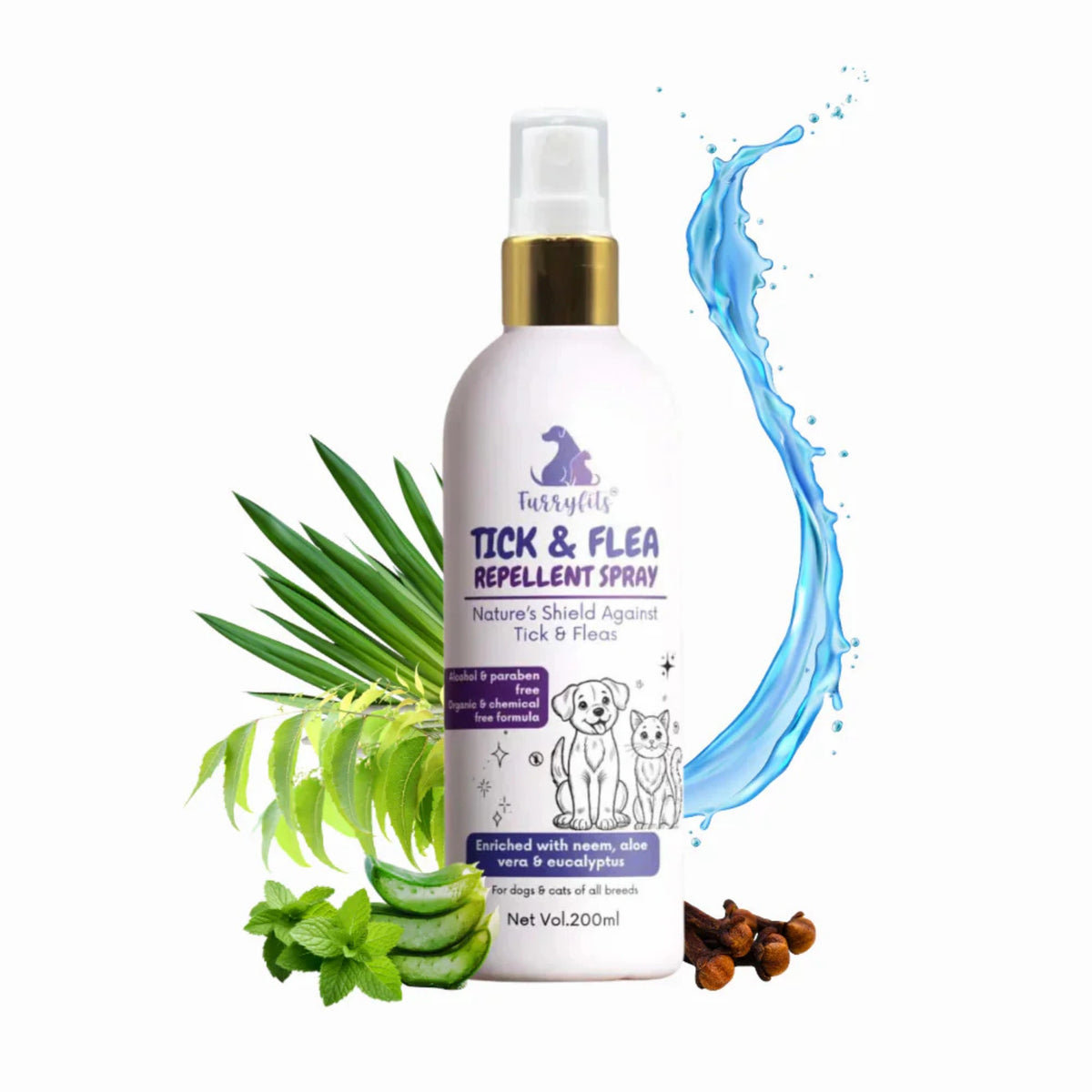 Tick N Flea Shampoo And Repellent Spray