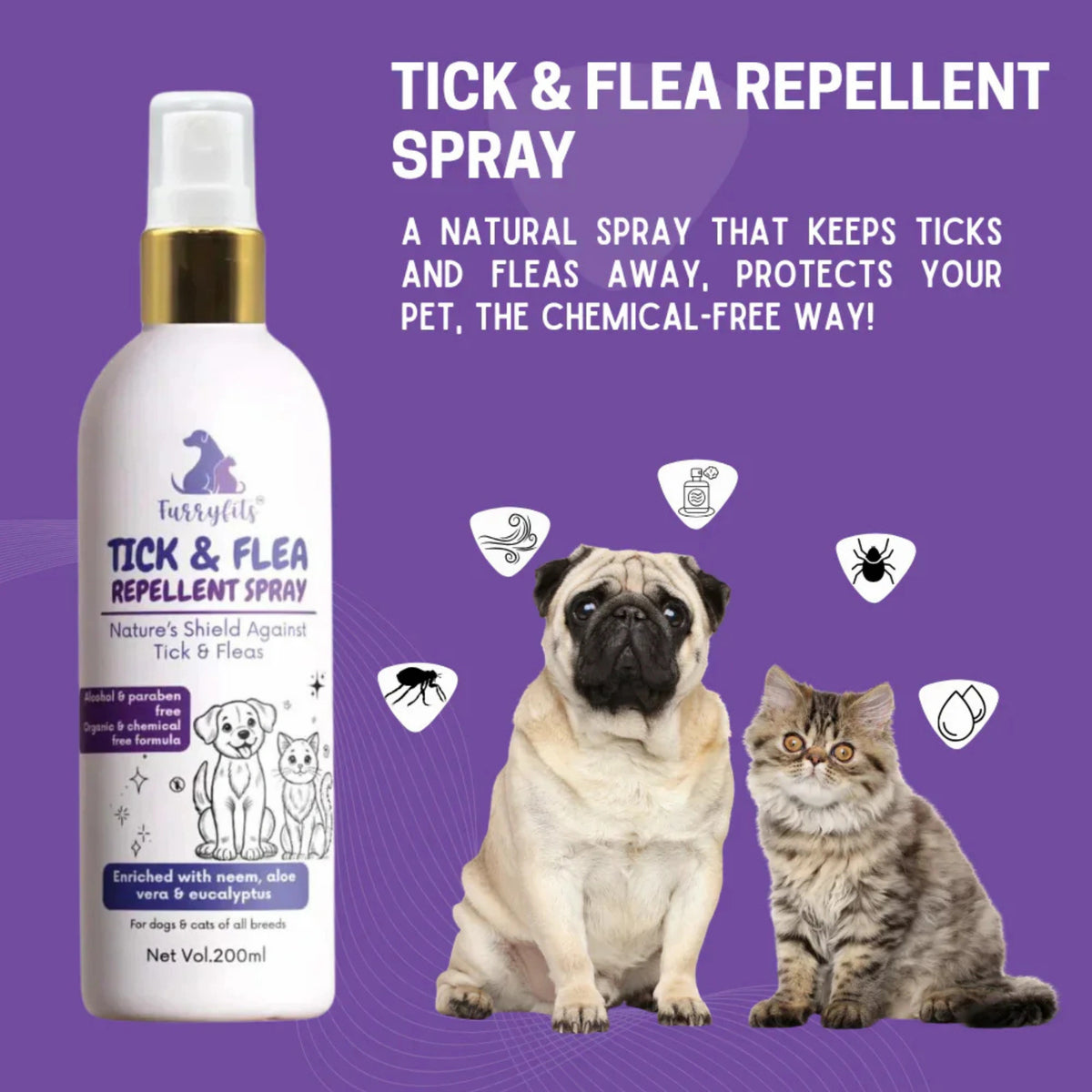 Tick N Flea Shampoo And Repellent Spray
