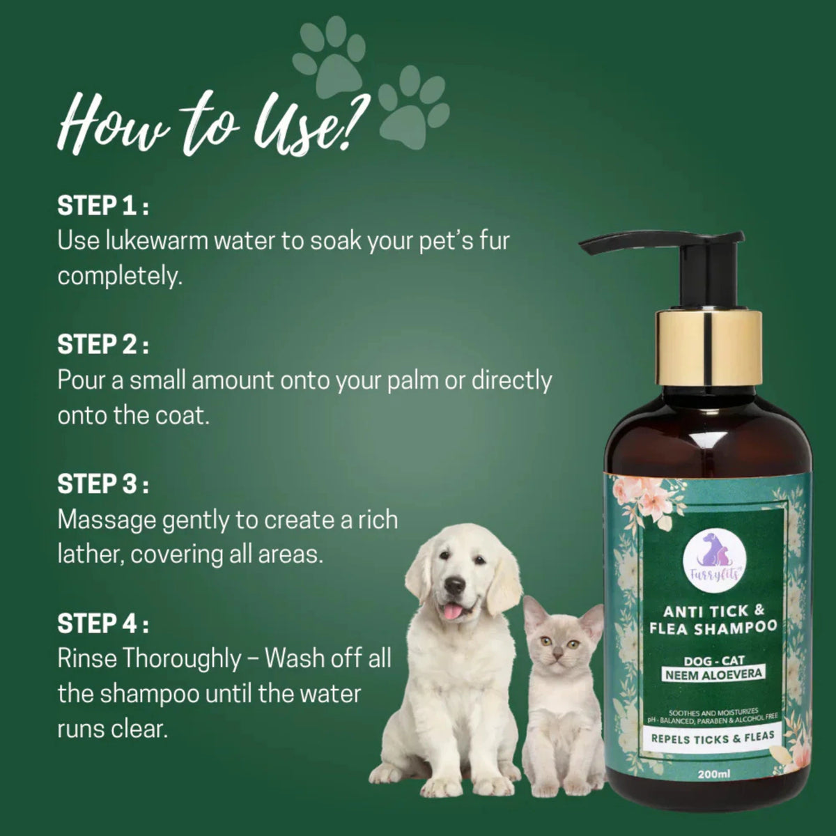 Tick N Flea Shampoo And Repellent Spray