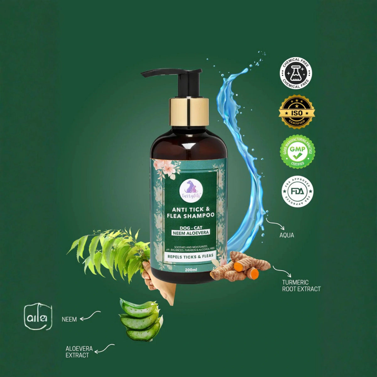 Tick N Flea Shampoo And Repellent Spray