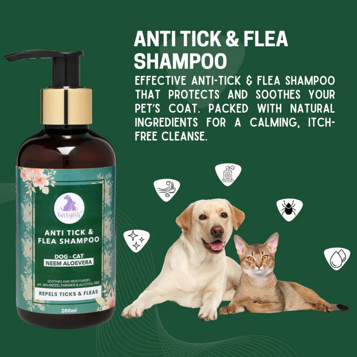 Tick N Flea Shampoo And Repellent Spray