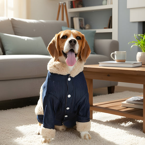 Furryfits Cool Dog Denim Jacket – Stylish & Comfortable Casual Wear