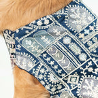 Furryfits Royal Blue Dog Lehenga Dress for Wedding and Party Wear