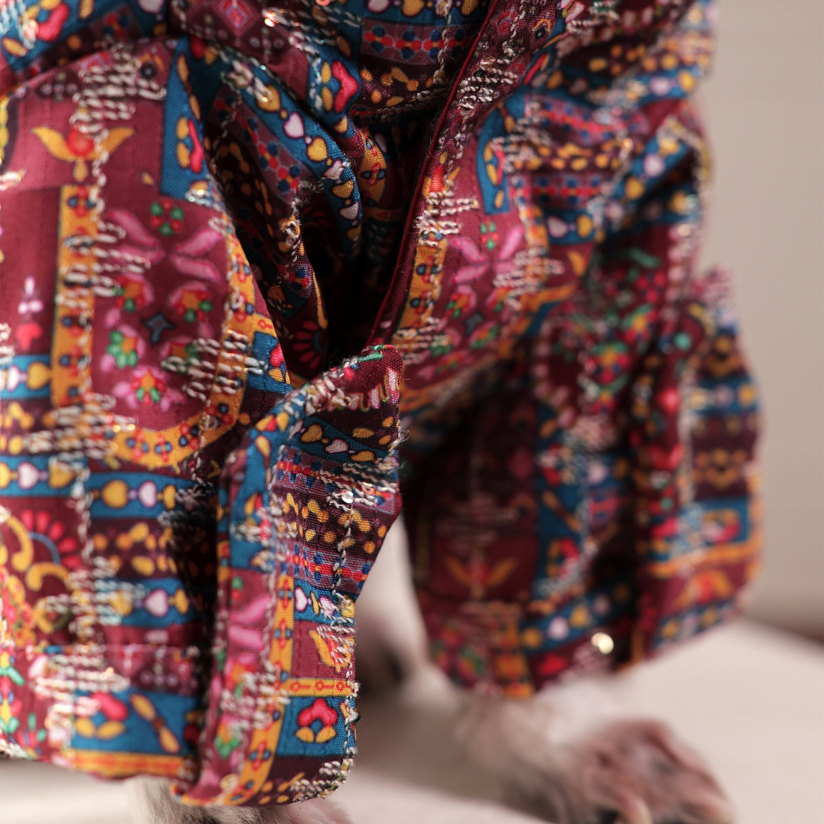 RangMahal Printed Ethnic Dog Kurta- Full Sleeve Wedding & Festive Wear