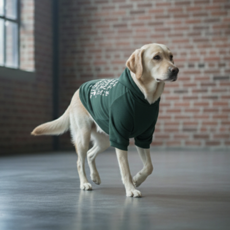 Olive Snug Hoodie – Cozy Olive Green Winter Pet Hoodie