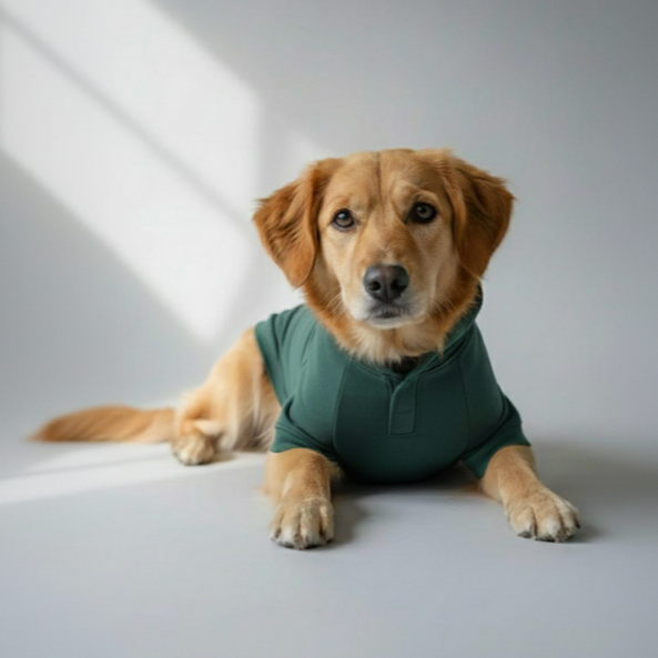 Olive Snug Hoodie – Cozy Olive Green Winter Pet Hoodie